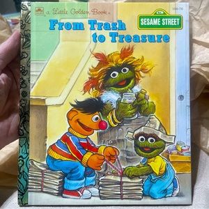 Brand New Vintage A Little Golden Book Sesame Street From Trash To Treasure